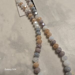 Chic Beaded Necklace in Earthy Tones